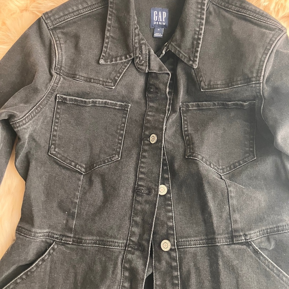 GAP Denim Mini Shirt Dress